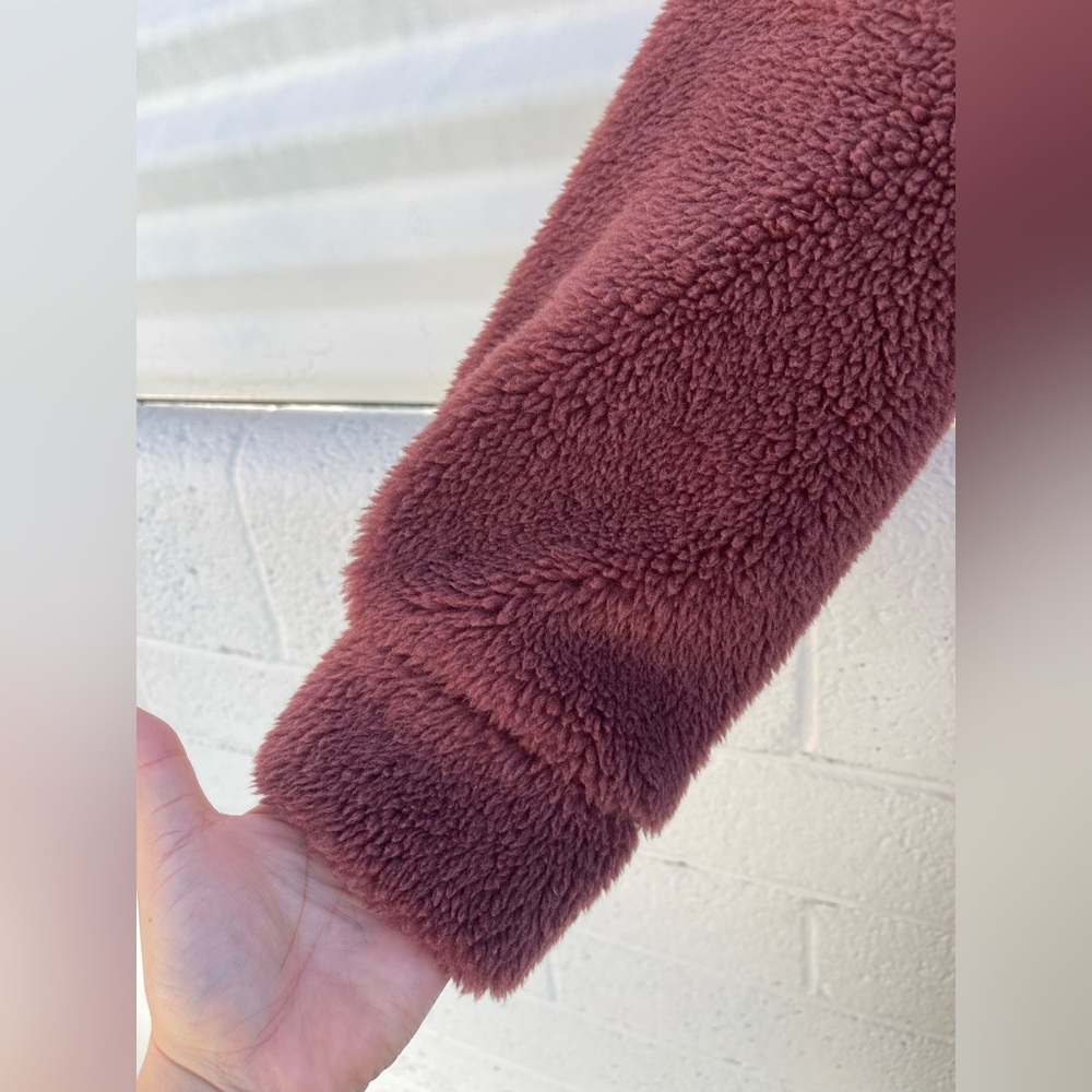 🐻 Varley Jones Sherpa Coat Small •size small - Picture 3 of 16